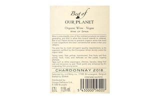 Espagne - Spanje | VALENCIA - CASTILLA LA MANCHA | Best Of Our Planet Chardonnay Spain | BIO 