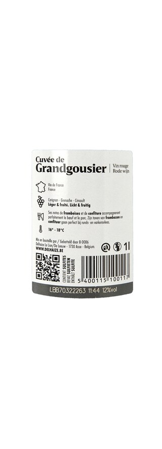 Grandgousier | Vin de France 1 l