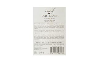 Italie - Italië | Sicilia - Terra Siciliane | Best Of Our Planet Pinot Grigio Wit | Bio 