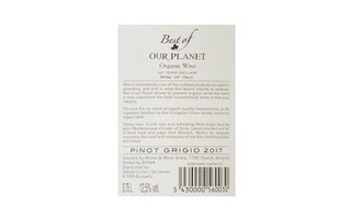 Italie - Italië | Sicilia - Terra Siciliane | Best Of Our Planet Pinot Grigio Blanc | Bio 