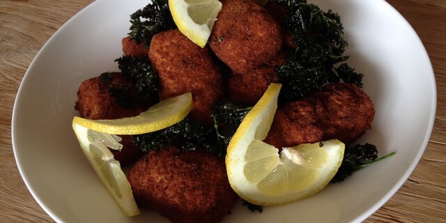 Croquettes de crevettes grises