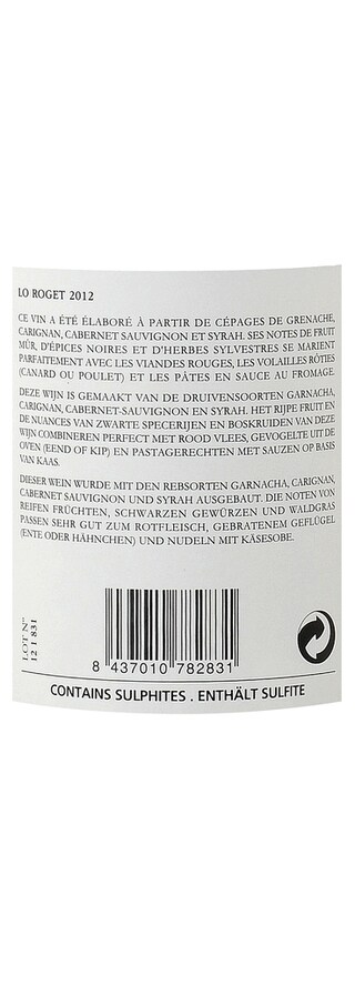 ESPANA - CATALUNYA | Montsant DO | Lo Roget 2012 Rouge 