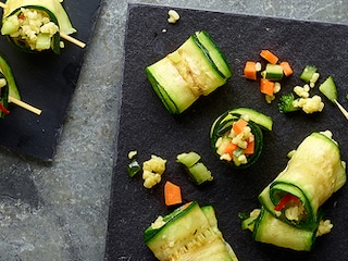 Rouleaux de courgette