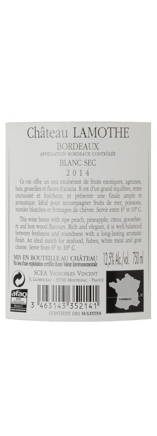 France - Bordeaux | Château Lamothe wit 2014 
