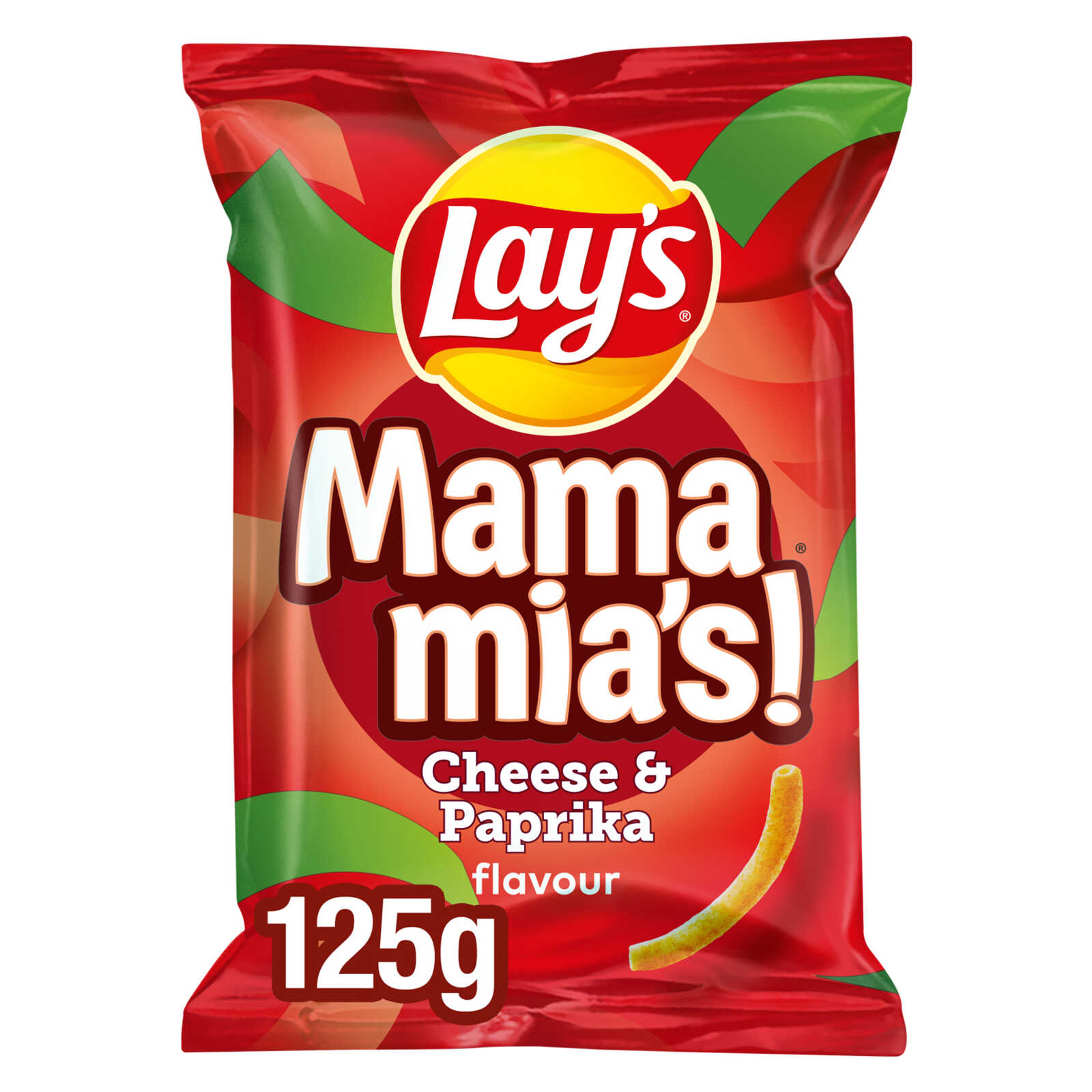 Lay's Mama Mia's Paprika Kaas Snacks Chips 125G 125 gr