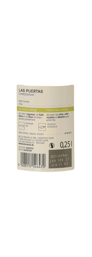 Las Puertas | Chardonnay 25 cl