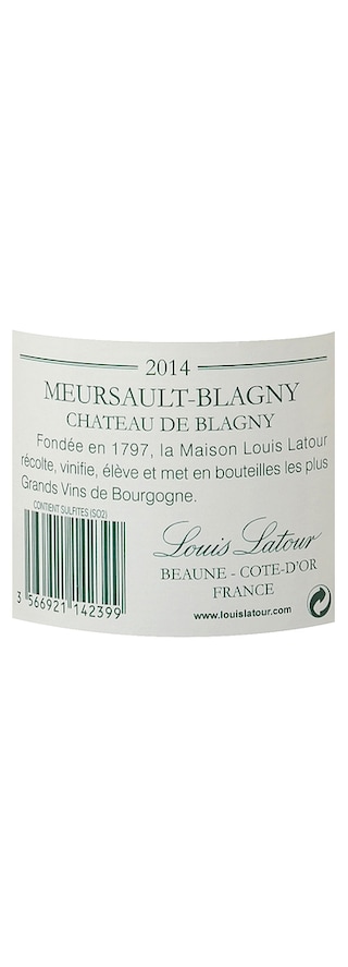 France - Frankrijk | Bourgogne - Côtes de Beaune | Meursault Blagny 1er Cru Louis Latour 14 Wit 