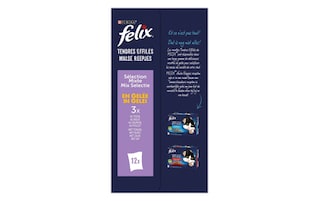 Felix | Tendres Effilés | Aliment Chat | Senior | Gelée | Mixte 