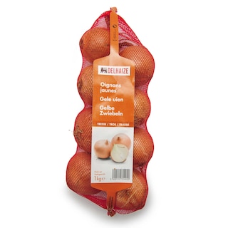 Delhaize | Oignons jaunes | Tresse 