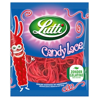 Lutti | Bonbons | Lacets | Fraise 