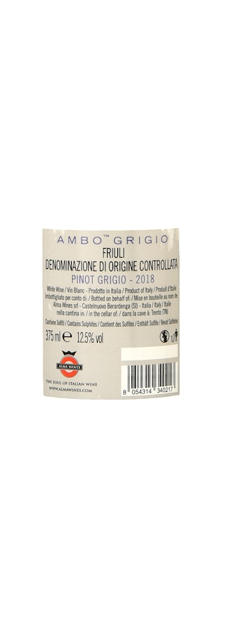 Italie - Italië | Friuli D.O.C. | Ambo Pinot Grigio 2018 