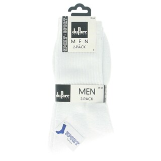 duParc | Chaussettes hommes | sport blanc | 39/42 