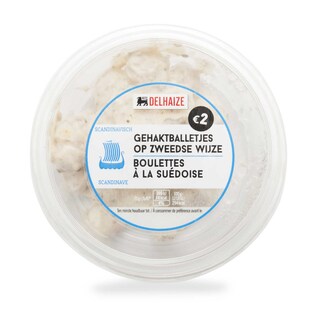 Delhaize | Boulettes de viande suédoises 