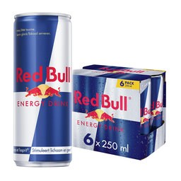 Red Bull Energy Drink 6-Pack 250 ml |Boisson énergétique|Regular 6x250ml
