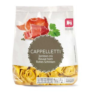 Delhaize | Cappelletti | Jambon crû 