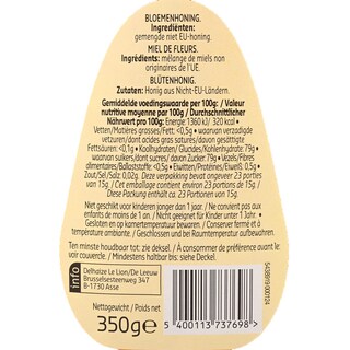 Delhaize | Miel | Fleurs | Squeeze 350 gr