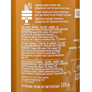 Delhaize | Jus | Fruits tropicaux | Frais 50 cl