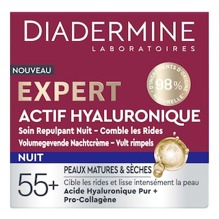 Diadermine | Crème de nuit | Expert  Actif Hyaluronique 5 cl