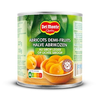 Del Monte | Abrikozen | Half | Lichte siroop | Blik 134 gr