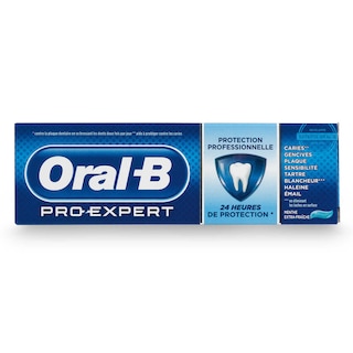Oral-B | Dentifrice | Pro-expert | Protection professionnelle | Menthe extra-fraîche 