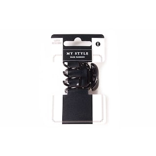 My Style | Basic | Pince cheveux | 4cm | Nylon | Noir 