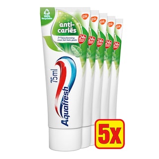 Aquafresh | 5x75ml | Pp | Aqf | Ta | Anti caries 