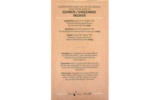 Delhaize | Thé | Vert | Gingembre | Sachets 30 gr