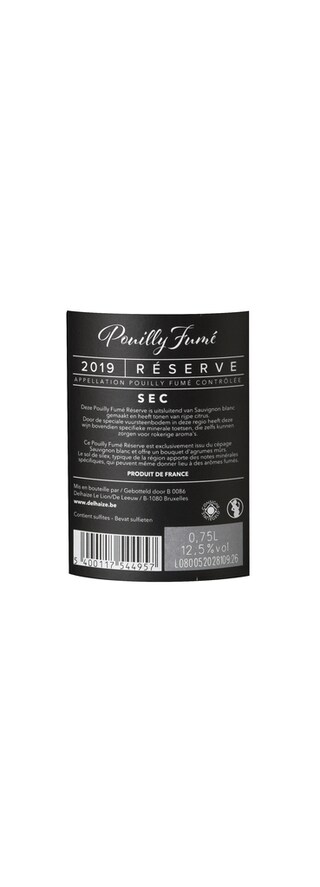 France - Frankrijk | Loire - Pouilly Fumé | Pouilly Fumé Cuvée Réserve 2019 