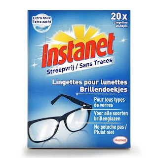 Instanet | Lingettes lunettes 