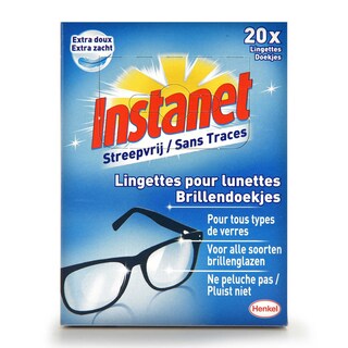 Instanet | Lingettes lunettes 20 pc