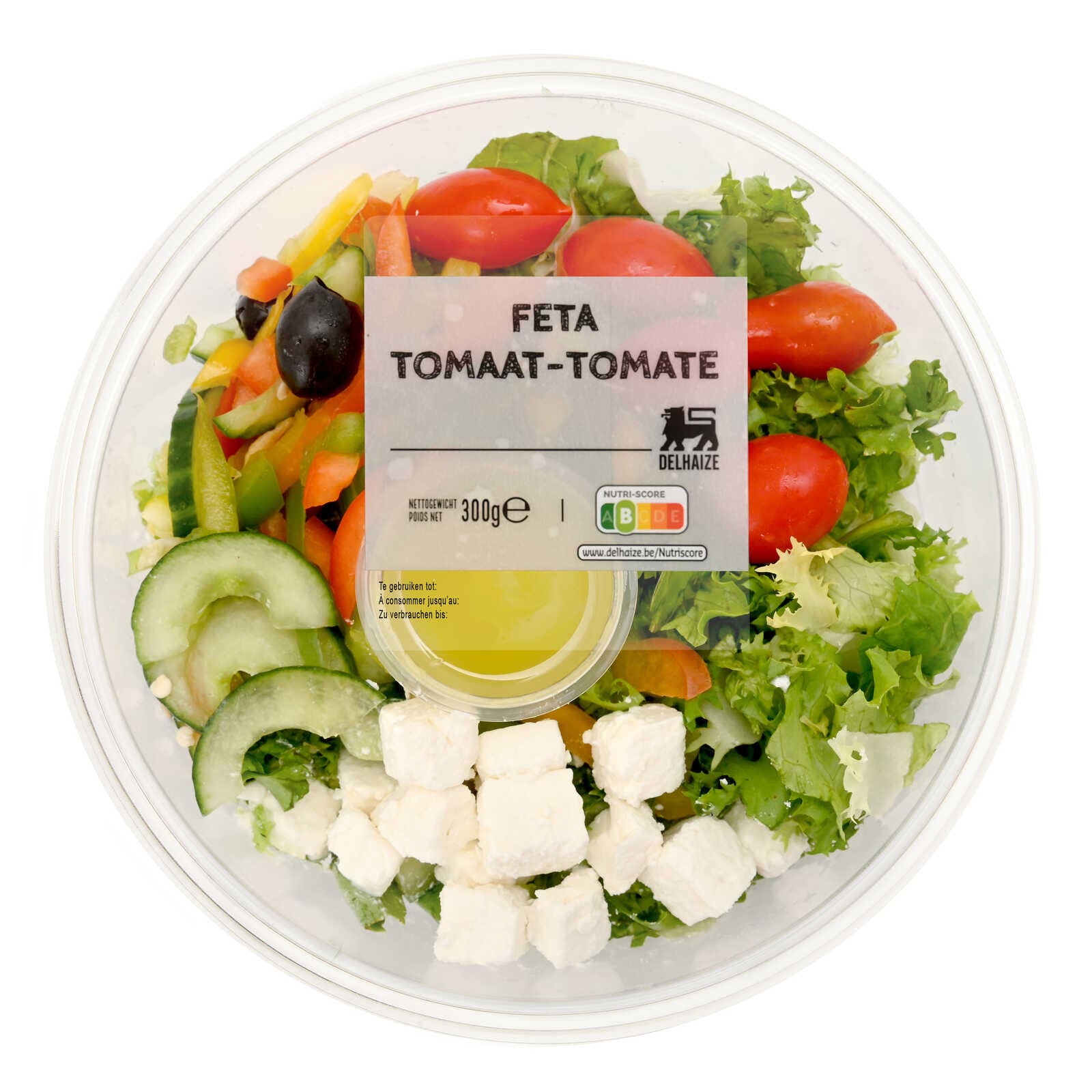 Delhaize Salade Feta Tomaat 300 gr Delhaize