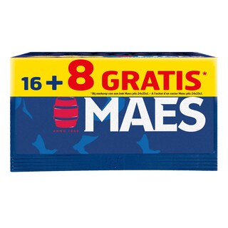 Maes | Pils | 5,2% alc | 16+8 
