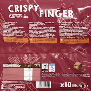 Delhaize | Gaufrette Enrobée de Chocolat 