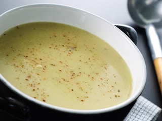 Velouté met camembert