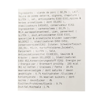 Delhaize | Boudin | Blanc | Liège 