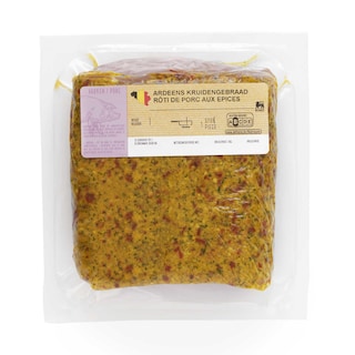 Delhaize | Ardeens gebraad | Gekruid | Varken +/- 850 gr