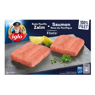 Iglo | Zalm | Rode |  Pacific | 4St 