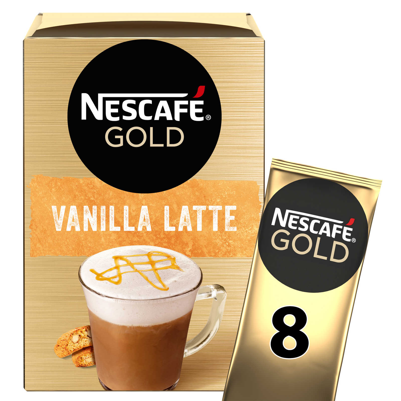 Café soluble Nescafé Gold Dessert, boîte de 25 sticks - Café soluble