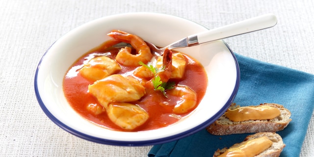 Vissoep ‘à la minute’