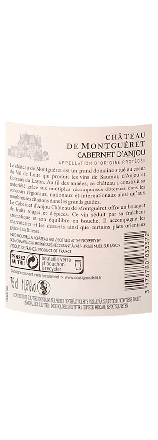 France - Frankrijk | Loire - Anjou | Cabernet d'Anjou Montgueret Rosé 