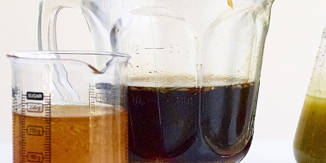 Vinaigrette met soja en limoen