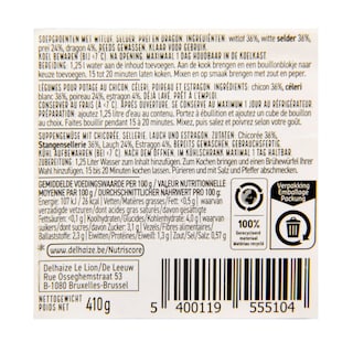 Delhaize | witloof | prei | soep | 410g 