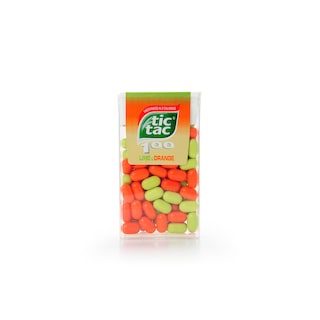 Tic Tac | Pastilles | Lime-orange | 100 pièces 