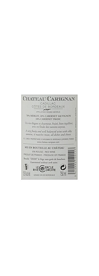 France - Frankrijk | Bordeaux - Cadillac | Château Carignan 2011 