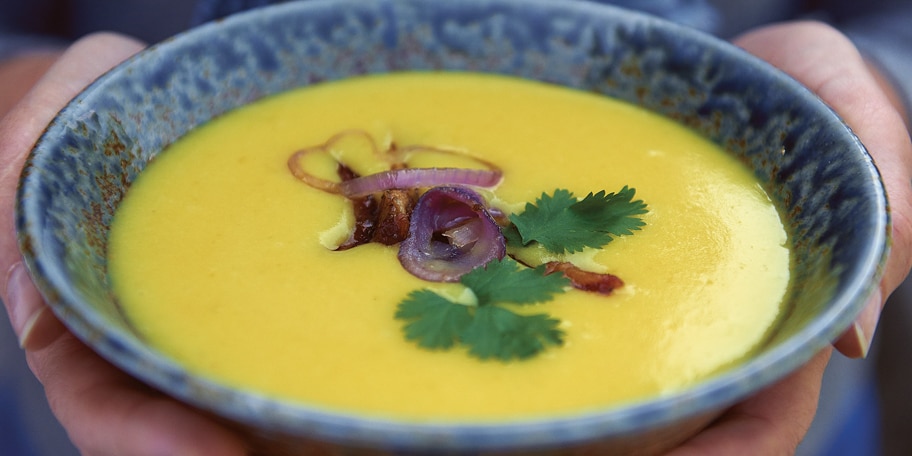 Velouté de pommes de terre au safran