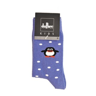 duParc | Kindersokken | pinguin blauw | 35/38 