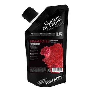 Ponthier | Coulis | Framboise | 80% fruits 250 gr