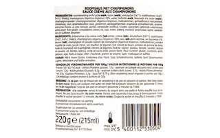 Delhaize | Sauce | Crème champignons 