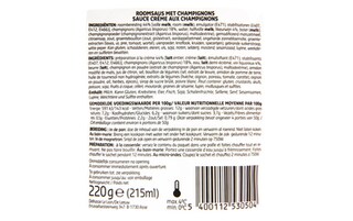 Delhaize | Sauce | Crème champignons 22 cl