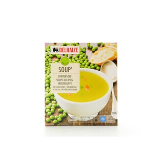 Delhaize | Soupe | Aux pois, avec morceau 